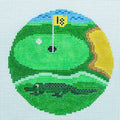 Gator on the Golf Course Canvas