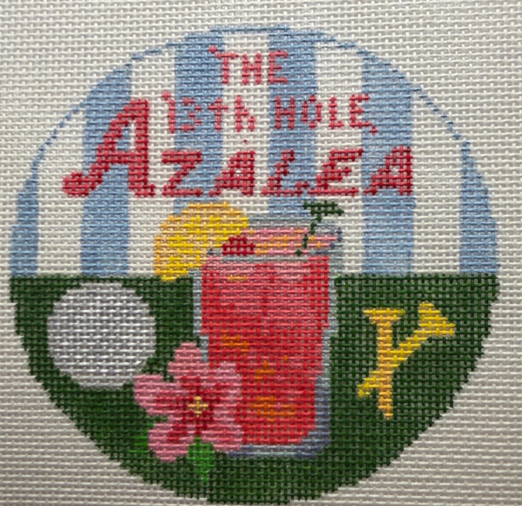 Happier Hour The 13th Whole Azalea Golf Canvas