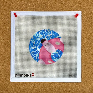 Flamingo Float Canvas