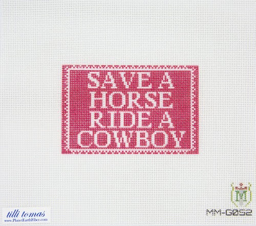 Save a Horse Ride A Cowboy Canvas