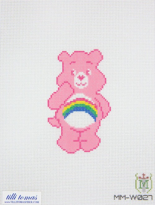Rainbow Care Bear Canvas