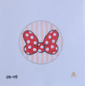 Minnie Bow Canvas Round