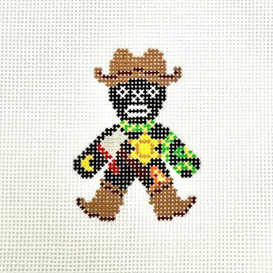 Western VooDoo Doll Mini Canvas
