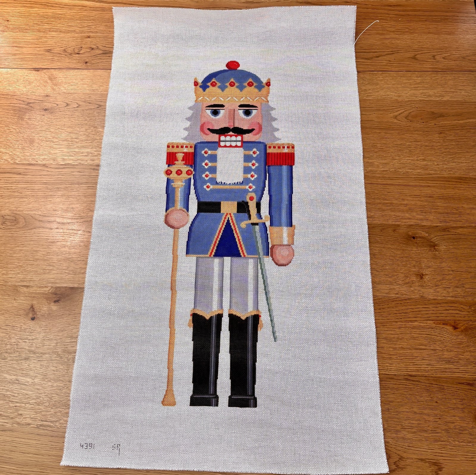Blue King Nutcracker (30") Canvas