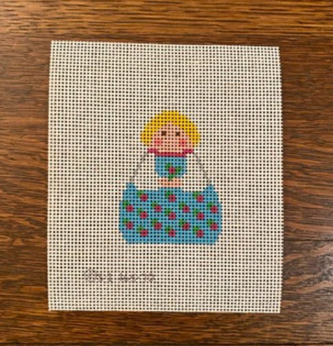 Rosebud Stitch It Angel Canvas