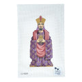 Holy Family Wiseman In Purple Canvas