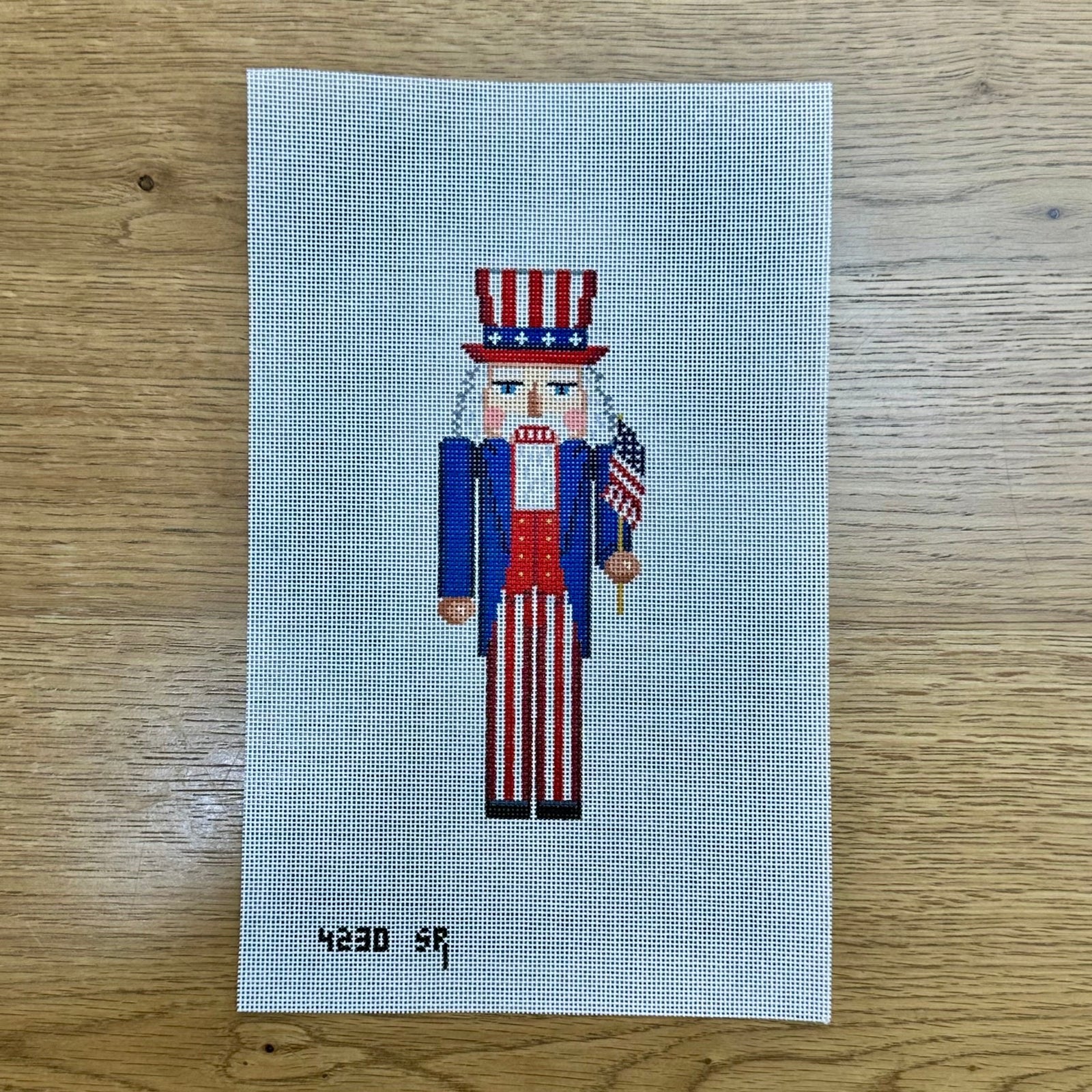 Uncle Sam Nutcracker (6.5") Canvas