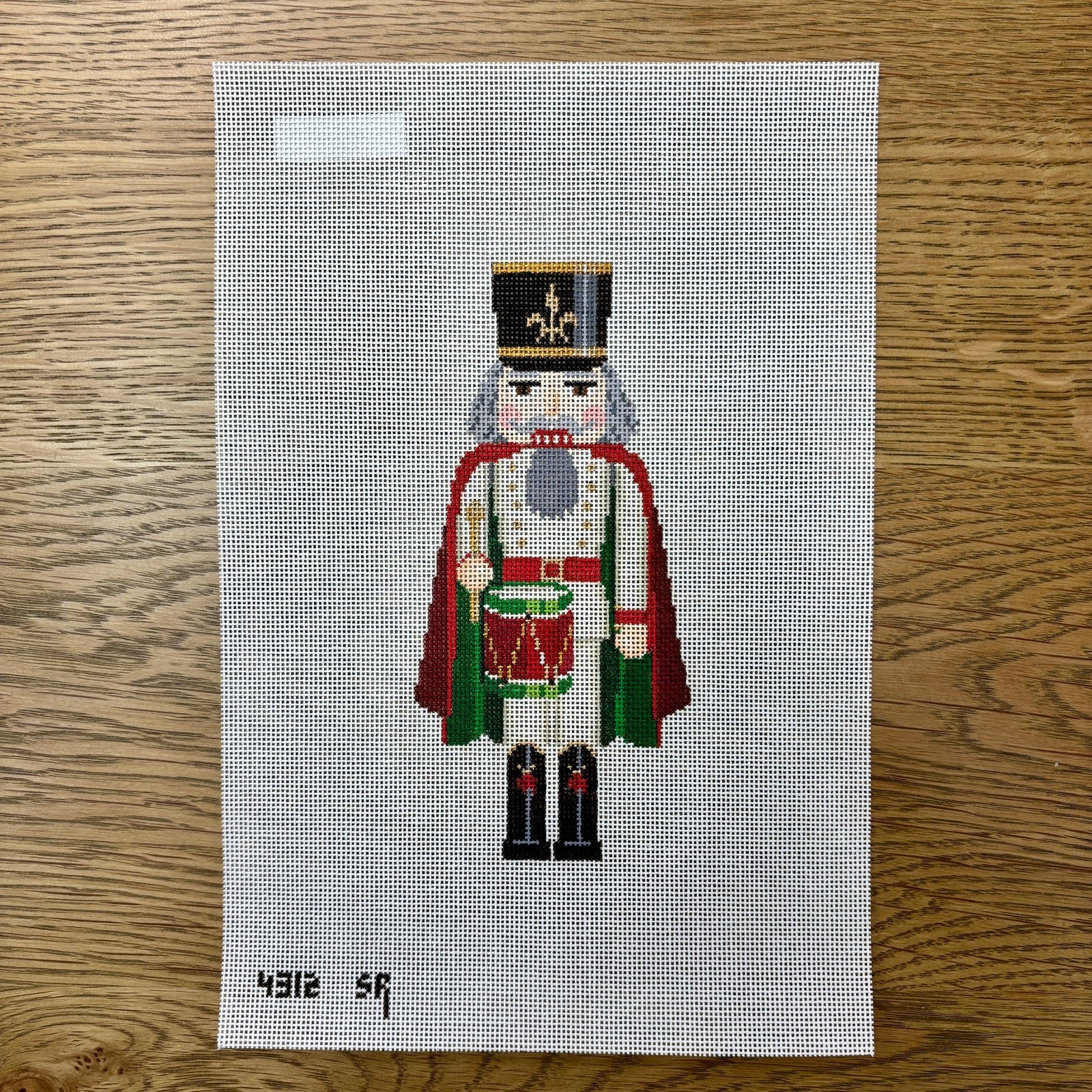 Caped Drummer Nutcracker (6.5") Canvas