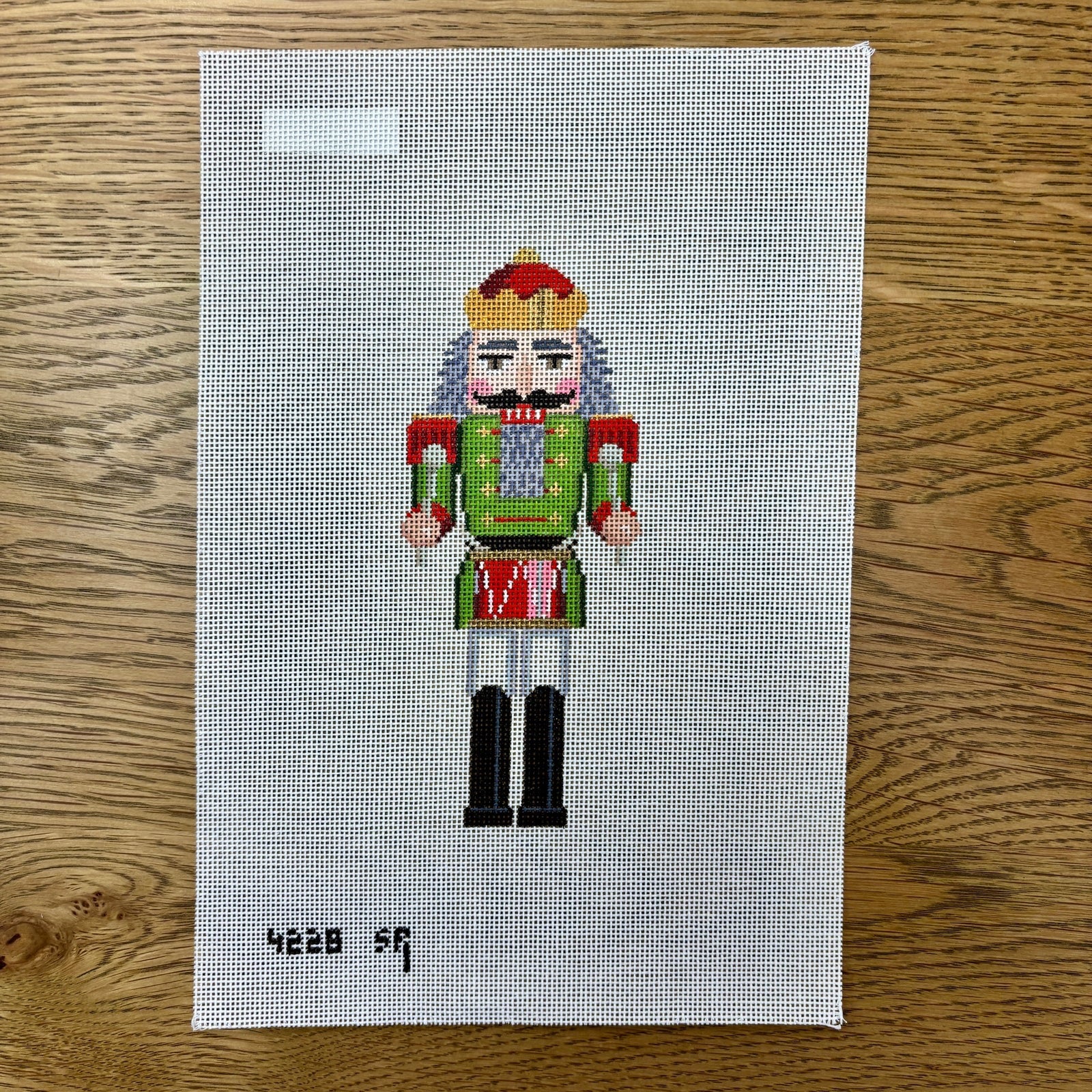 Drummer Nutcracker (6.5") Canvas
