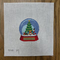 Christmas Toy Tree Snow Globe Canvas