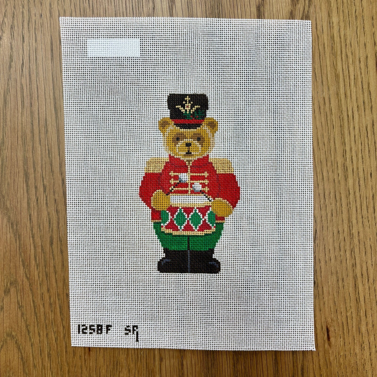 Teddy Bear Drummer Canvas