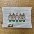 Rabbit Bunny Huddle 3D Egg Canvas