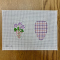 Violets Scissors Case Canvas