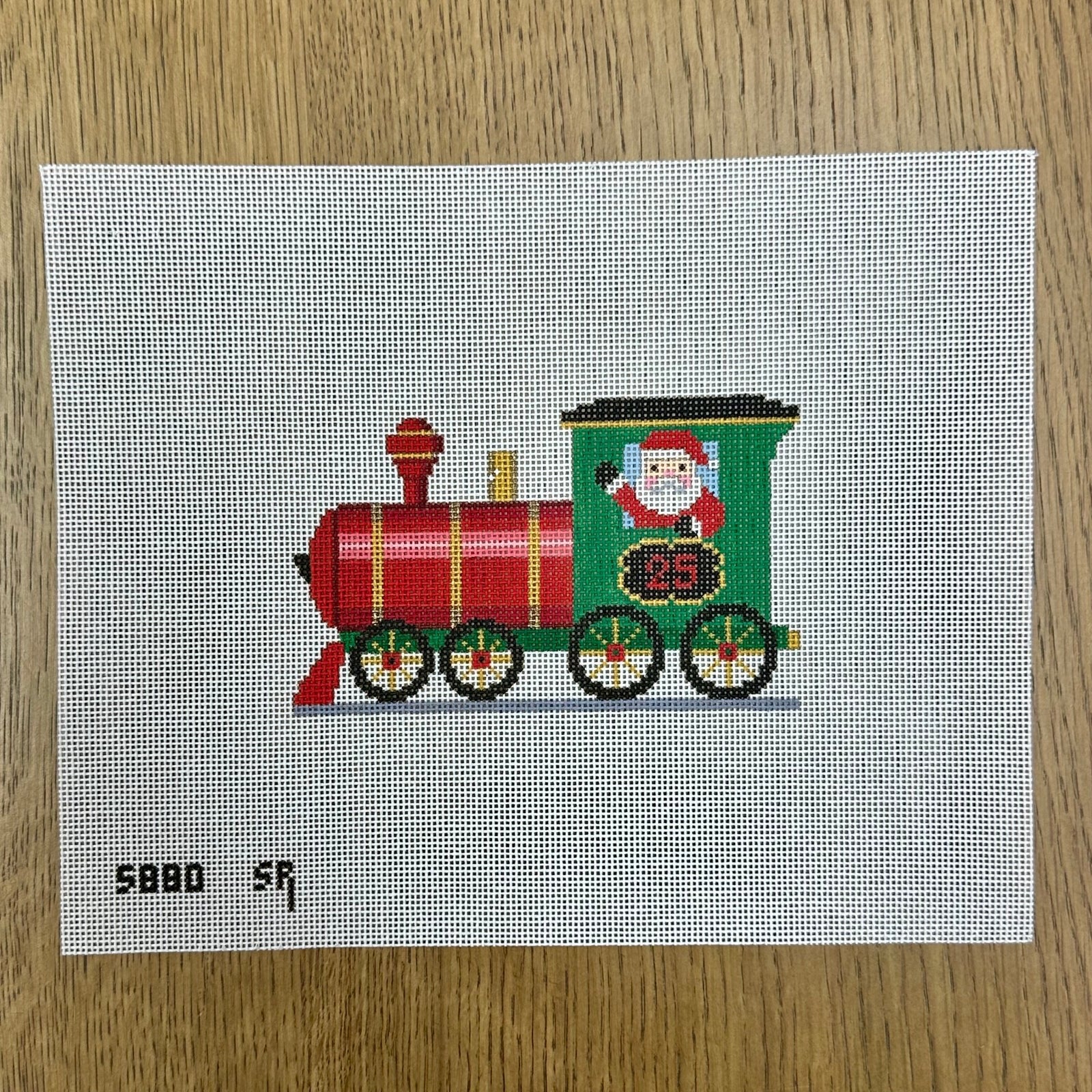 North Pole Express Engine Canvas