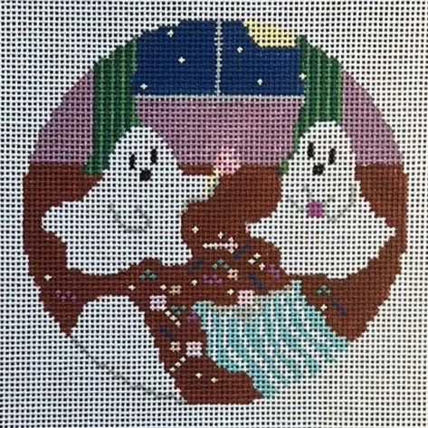 Ghosts Sorting Candy Canvas
