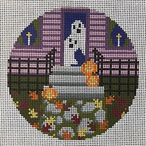 Ghosts Decorating Canvas