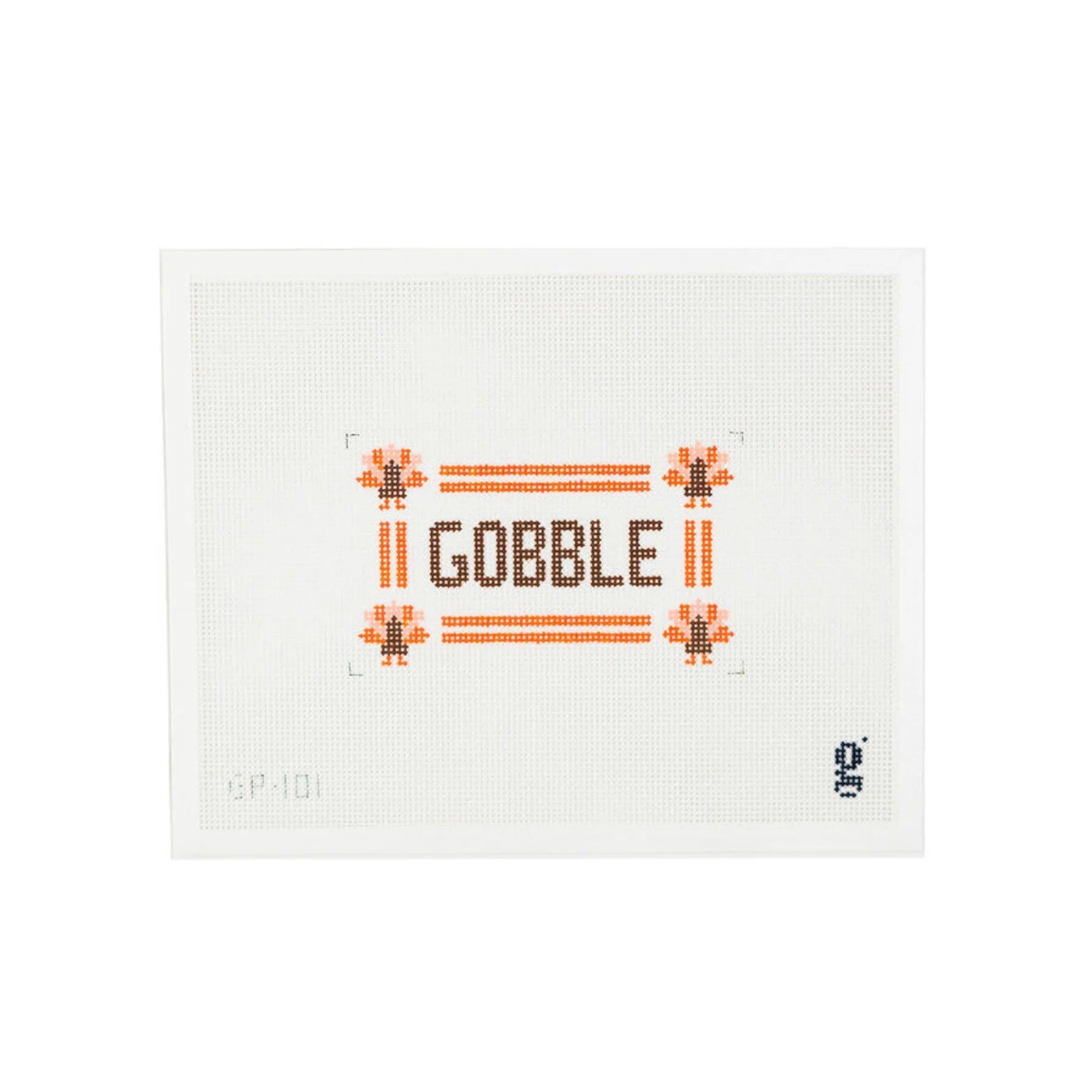 Gobble Turkey Mini Sign Canvas