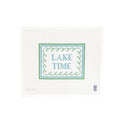 Lake Time Sign Canvas