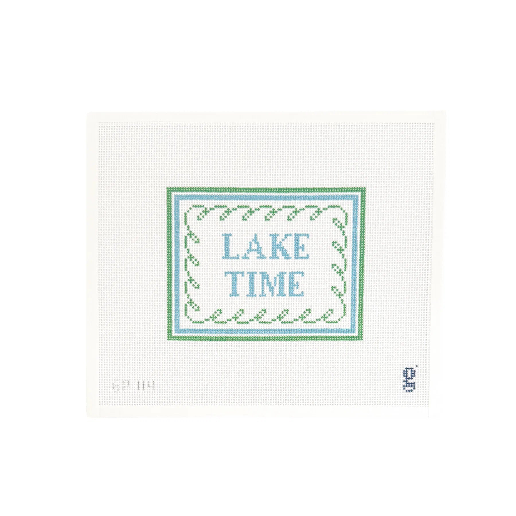 Lake Time Sign Canvas