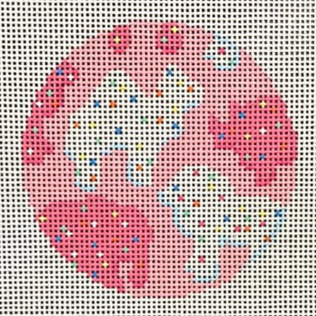 Animal Crackers Round Canvas