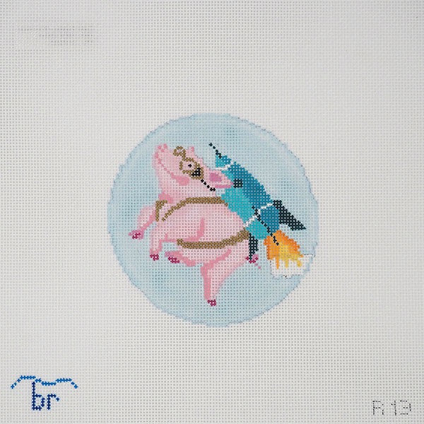 Rocket Pig Canvas