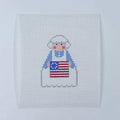 Betsy Ross Patriotic Stitch It Angel Canvas