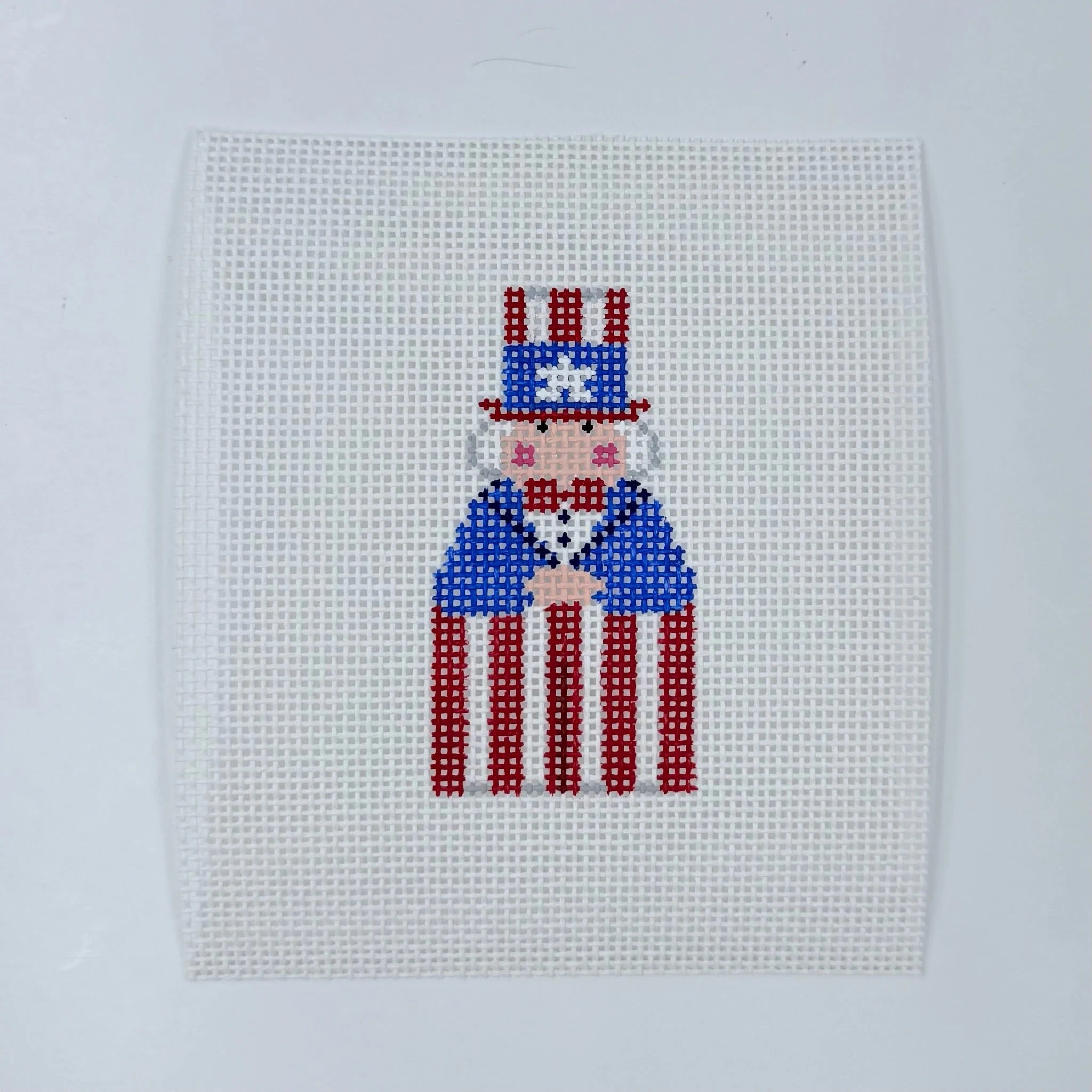 Uncle Sam Patriotic Stitch It Angel Canvas