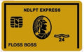 Gold American Express NDLPT Express Floss Boss Needle Minder