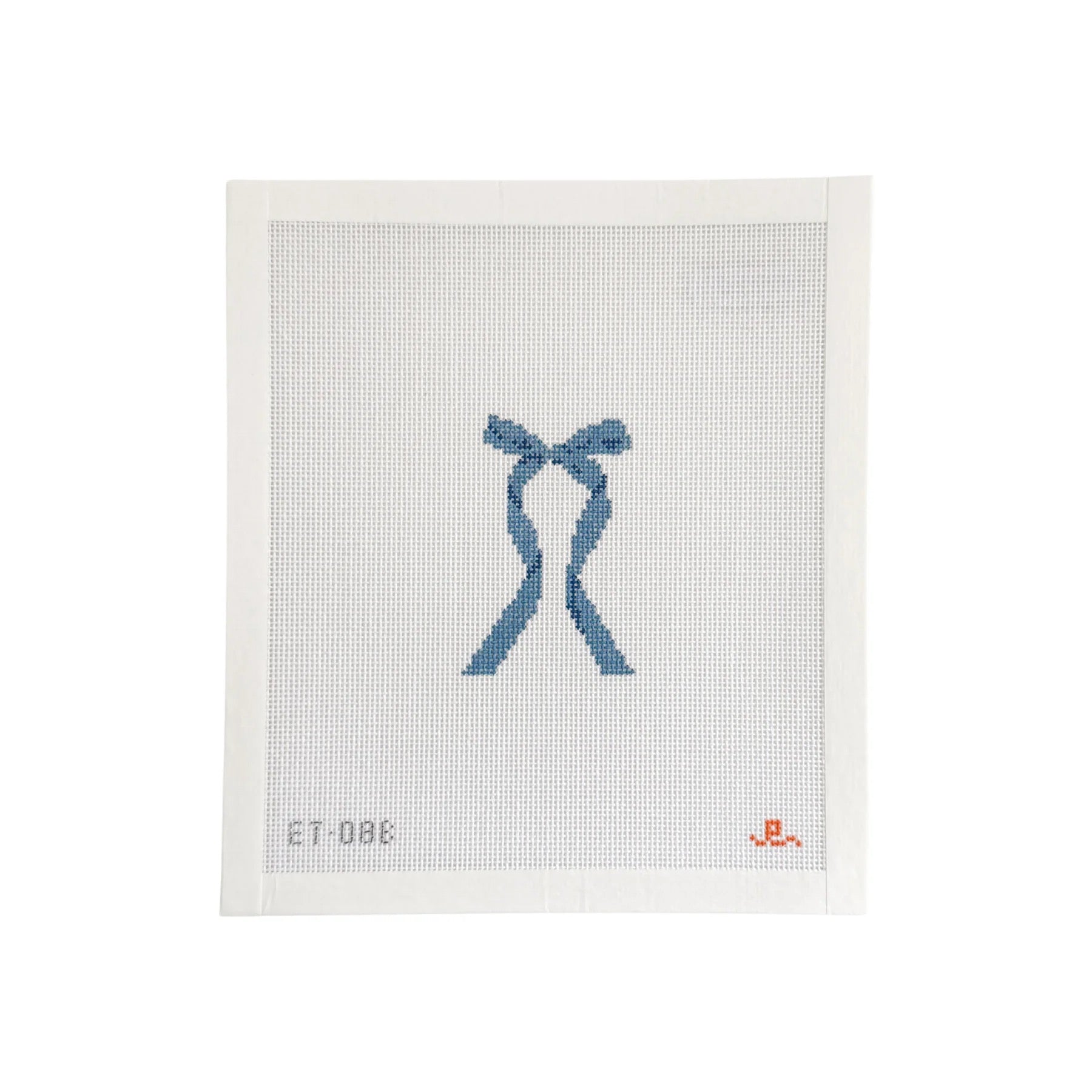 Blue Bow Canvas