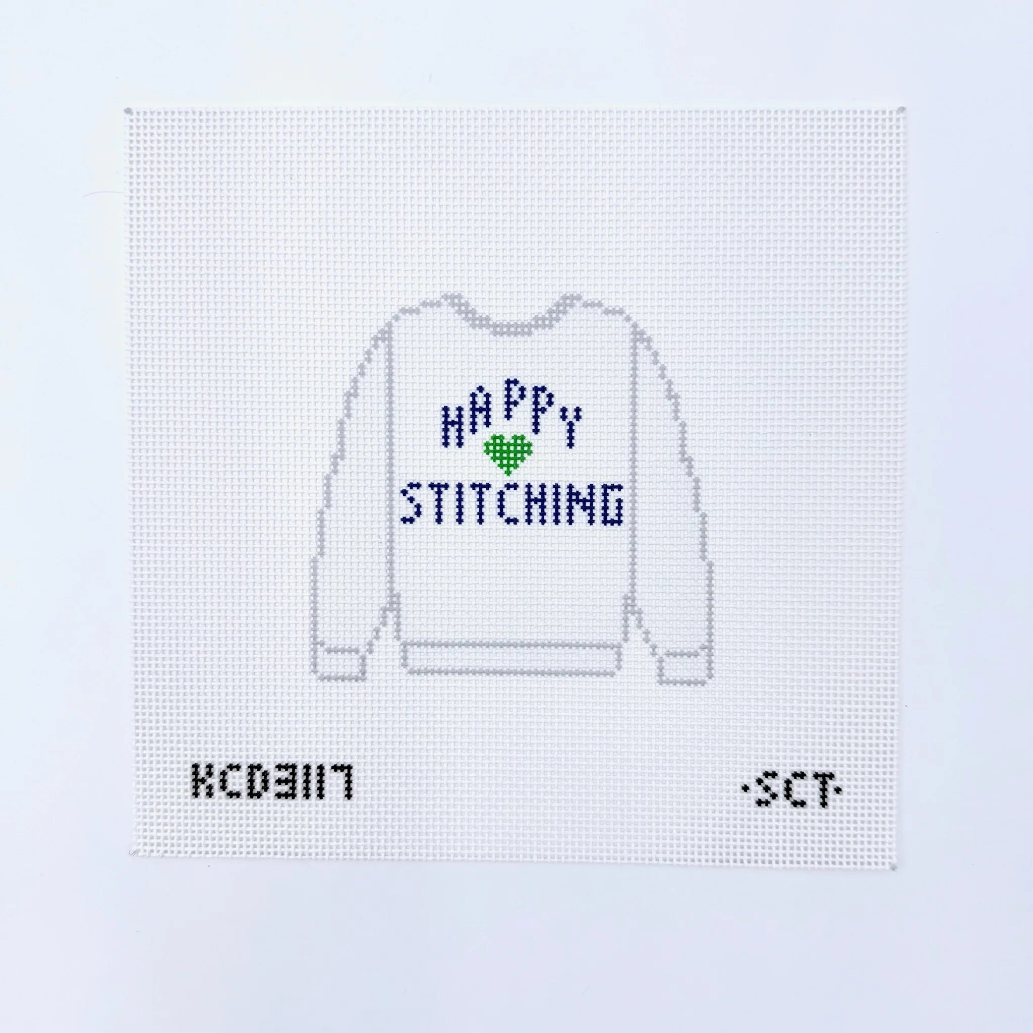 Happy Stitching Sweatshirt Canvas