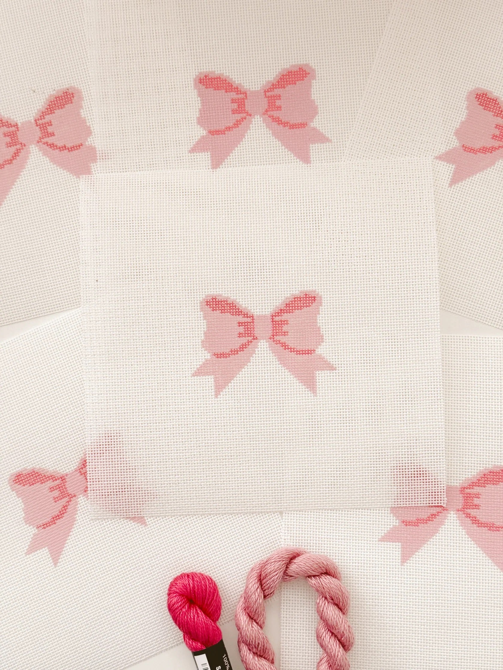 Pink Bow Canvas