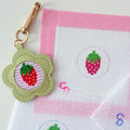 Mini Strawberry 1" Key Fob Insert Canvas