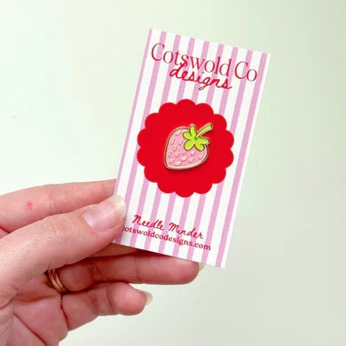 Pink Strawberry Needle Minder