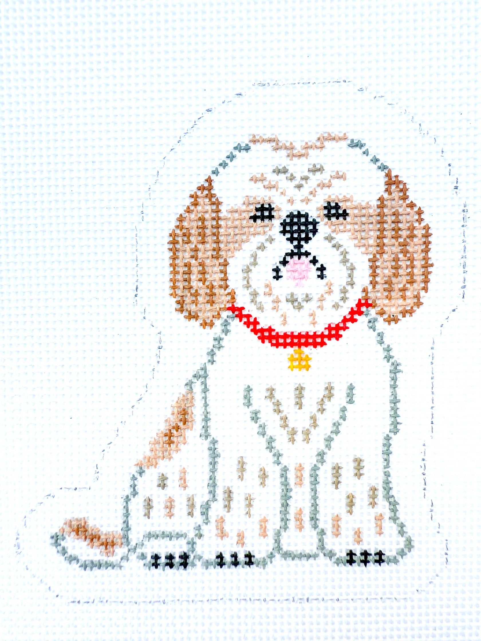 Shih Tzu Dog Ornament Canvas