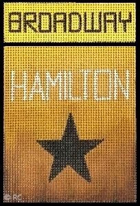 Broadway Playbill - Hamilton Canvas
