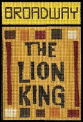 Broadway Playbill - The Lion King Canvas