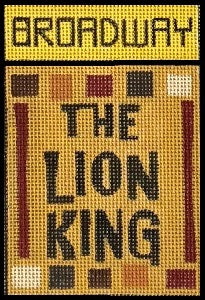 Broadway Playbill - The Lion King Canvas