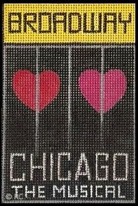 Broadway Playbill - Chicago Canvas