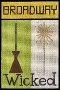 Broadway Playbill - Wicked Canvas