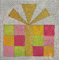 Multi Colored Present Canvas