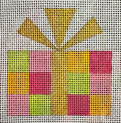 Multi Colored Present Canvas