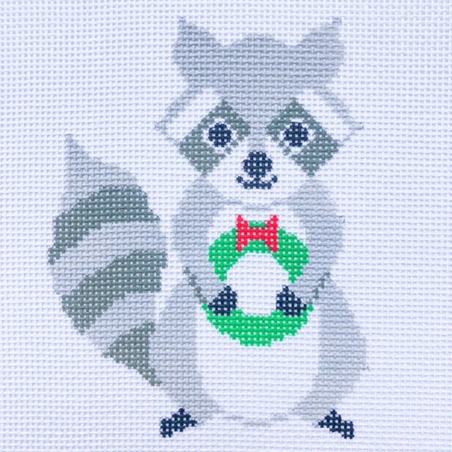 Ricky the Raccoon Ornament Canvas