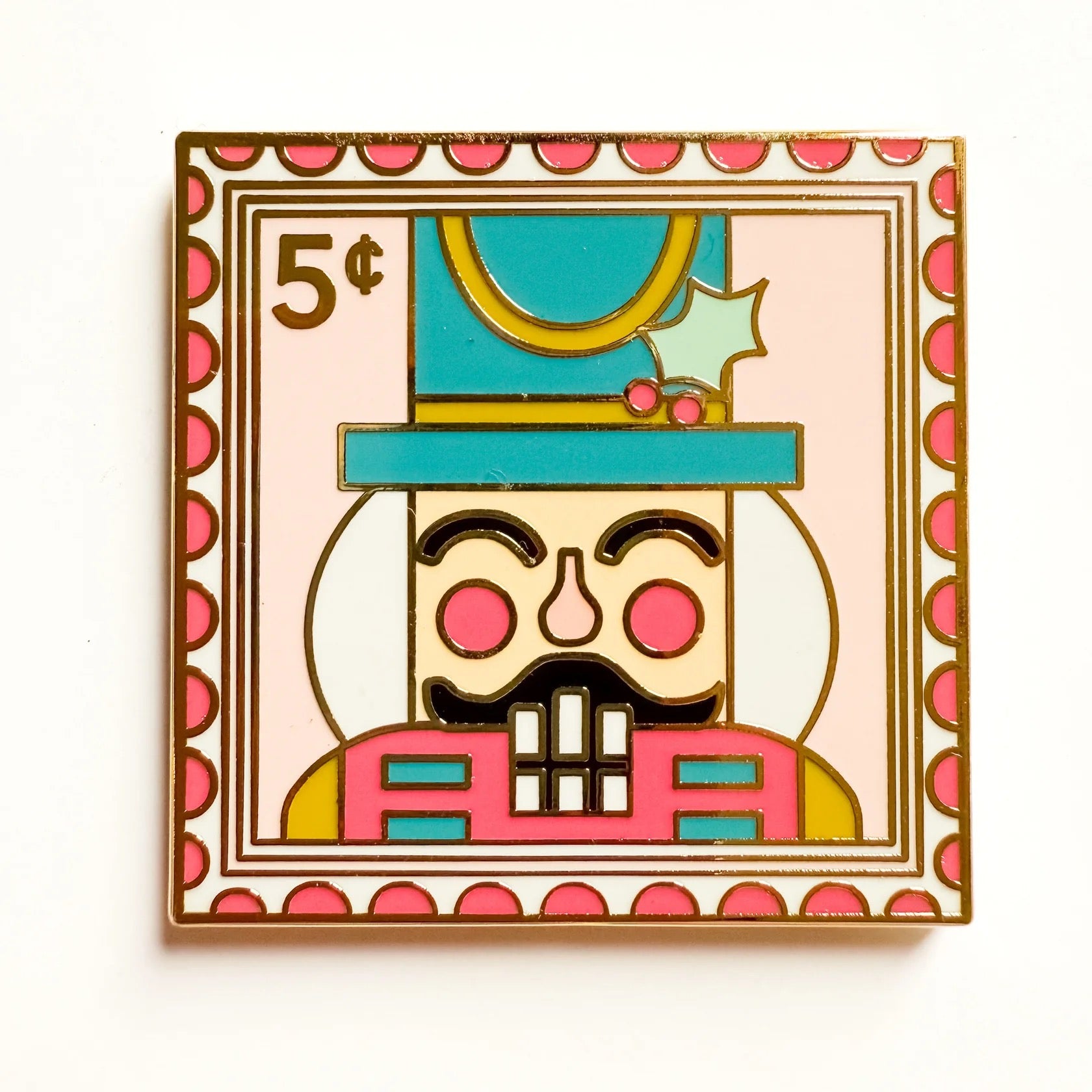 Pink Nutcracker Stamp Needle Minder