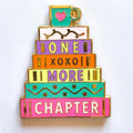 One More Chapter Stack of Books Needle Minder
