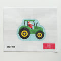 Tractor Santa Canvas