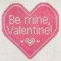 Be Mine Valentine Heart Canvas