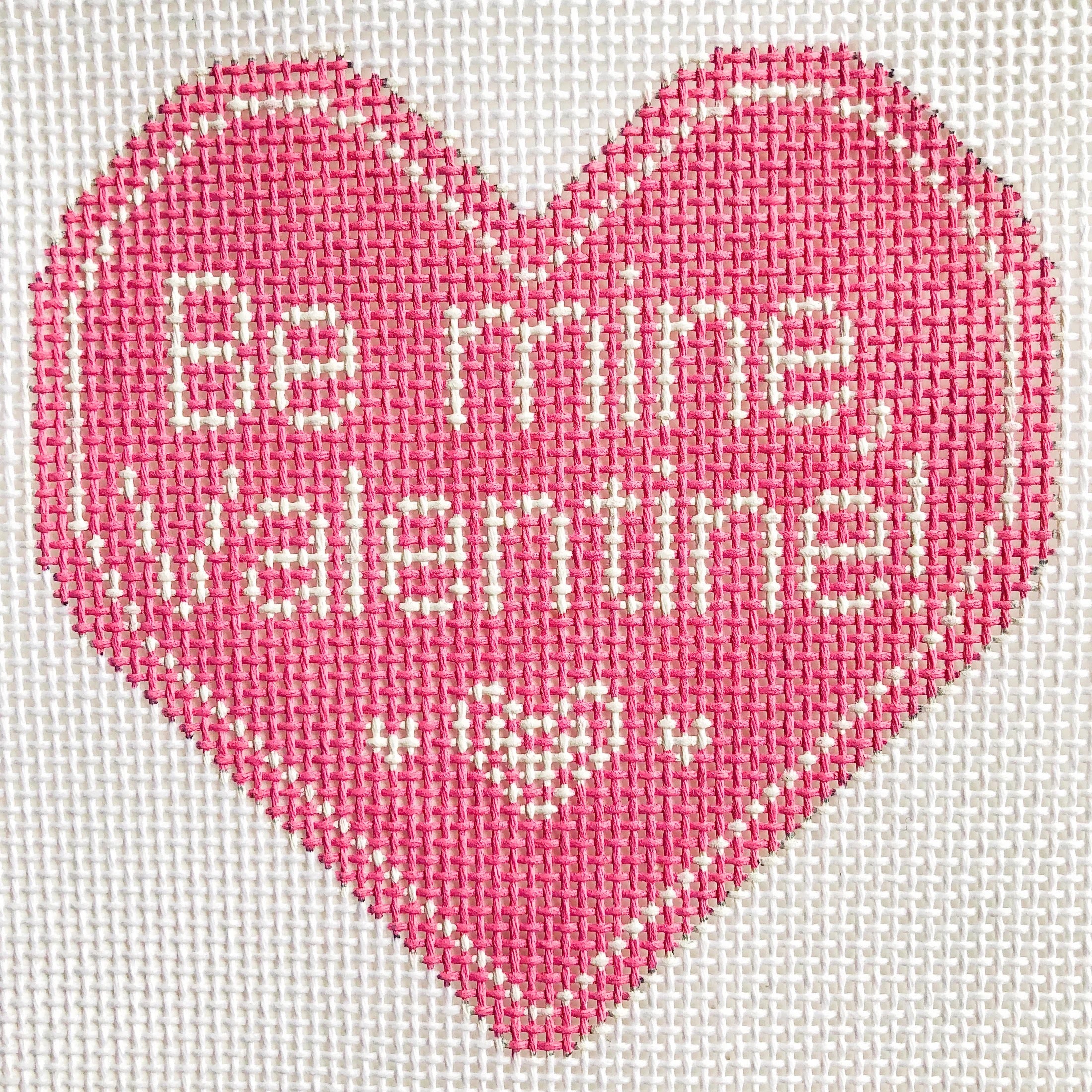 Be Mine Valentine Heart Canvas