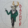 Reindeer Series Dasher Ornament Canvas