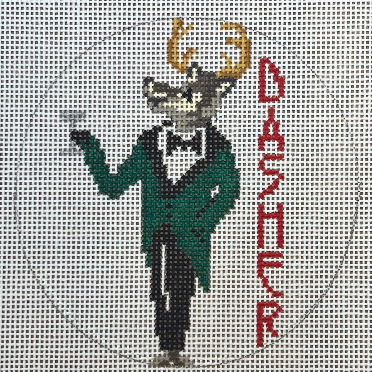 Reindeer Series Dasher Ornament Canvas