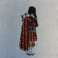 Bagpiper Back Canvas